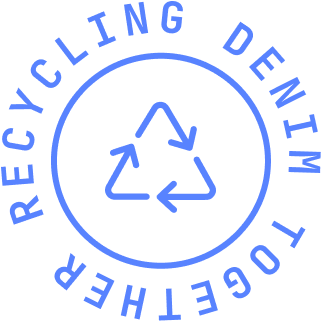 Denim recycling together
